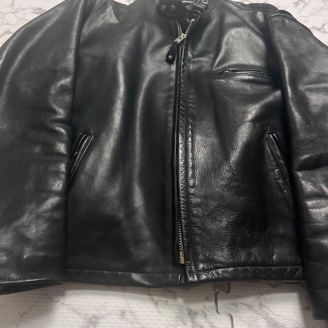 m*t様 46size/希少✨【米国製】schott シングルライダース 141