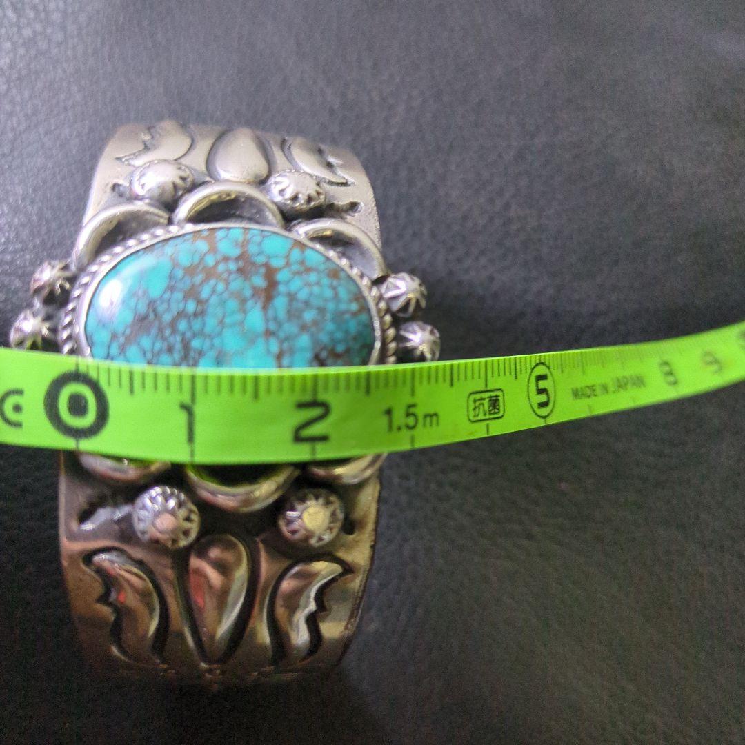 かねたん　ナバホ族 Lorenzo James作　ターコイズバングル