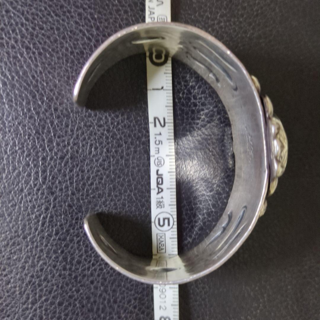 かねたん　ナバホ族 Lorenzo James作　ターコイズバングル