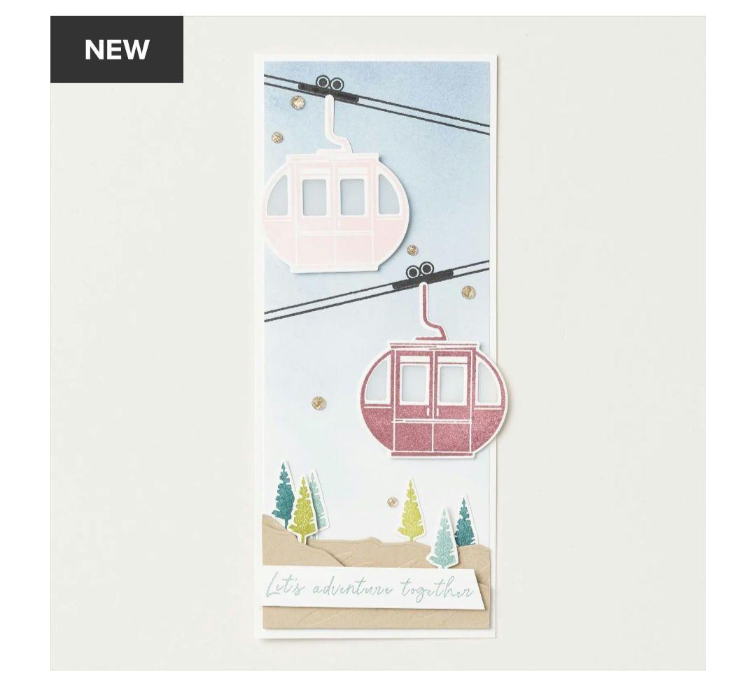 １点限り！ロープウェイスタンプ＆ダイ　スタンピンアップ