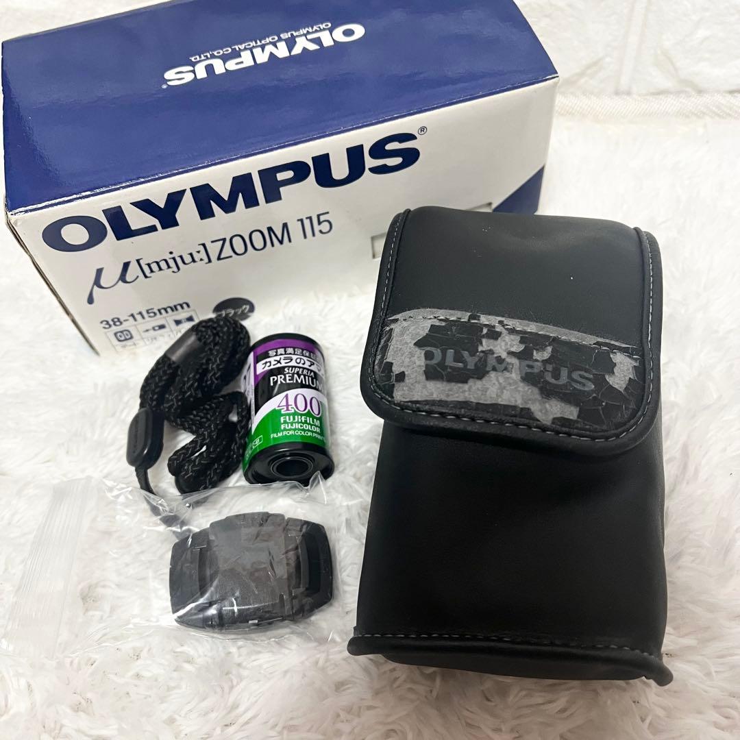 【動作確認済み】OLYMPUS μ mju: ZOOM 115 フィルムカメラ
