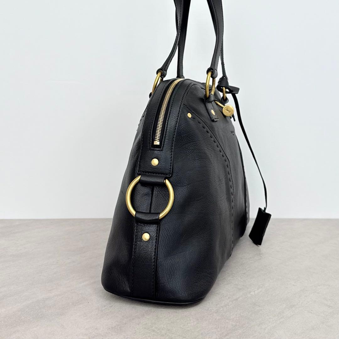 Yves Saint Laurent ミューズ トゥ ハンドバッグ ブラック