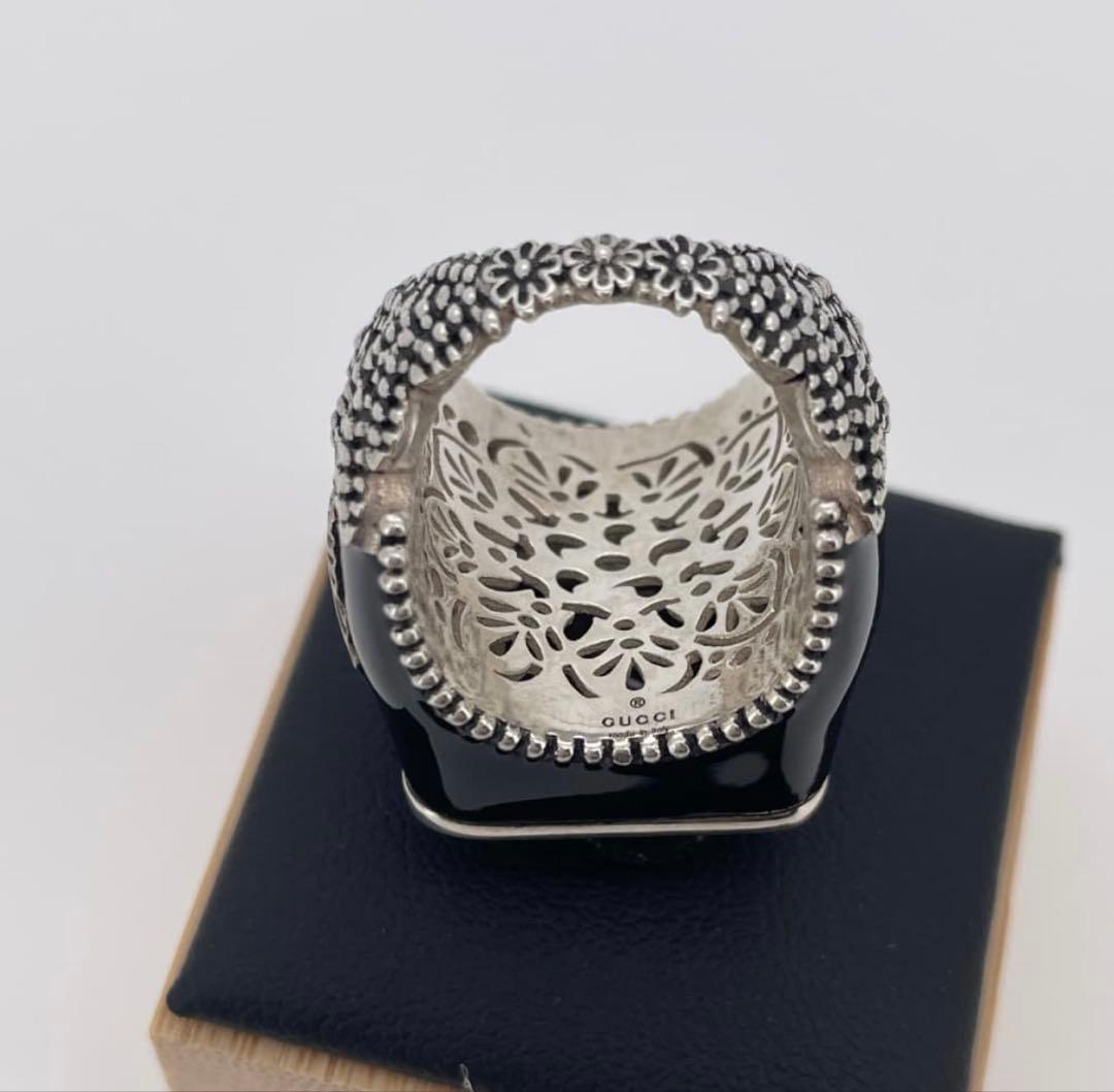 美品　GUCCI リング インターロッキングG GGロゴ シグネットリング
