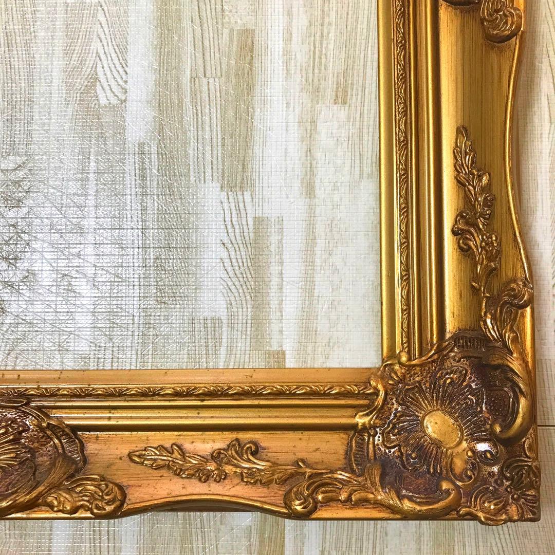 アンティーク　油絵　水彩画　日本画　西洋画　額縁　ゴールド　②