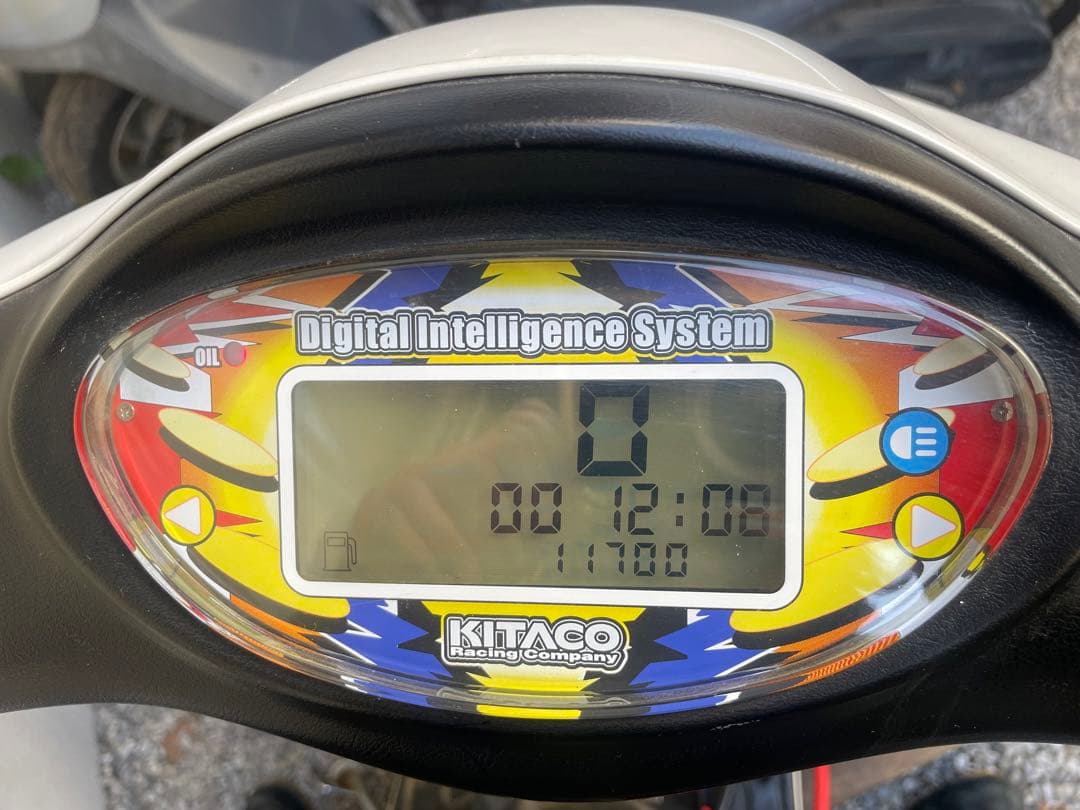 ヤマハ　グランドアクシス100　キタコ　デジタルメーター