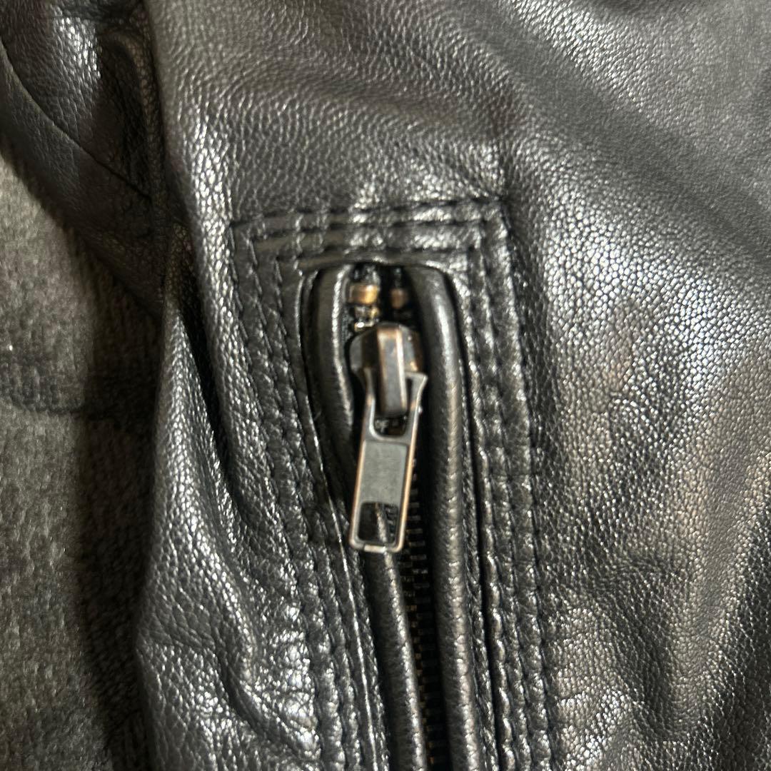 たい！DIESEL レザージャケット　シングルライダース　ゴートレザー