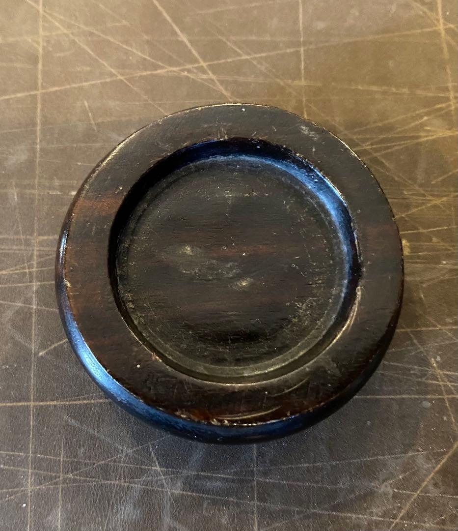 スワトウ陶磁器　ミニ花器　鑑賞台付　　　 一輪挿し　ヴィンテージ　レア