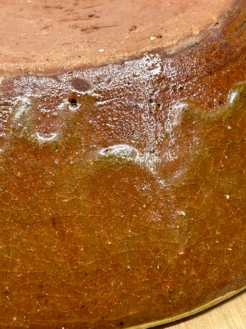 極希少 激レア 博物館級 河井寛次郎 象嵌双手黄鉢 紅葩識 寛次郎作 真作