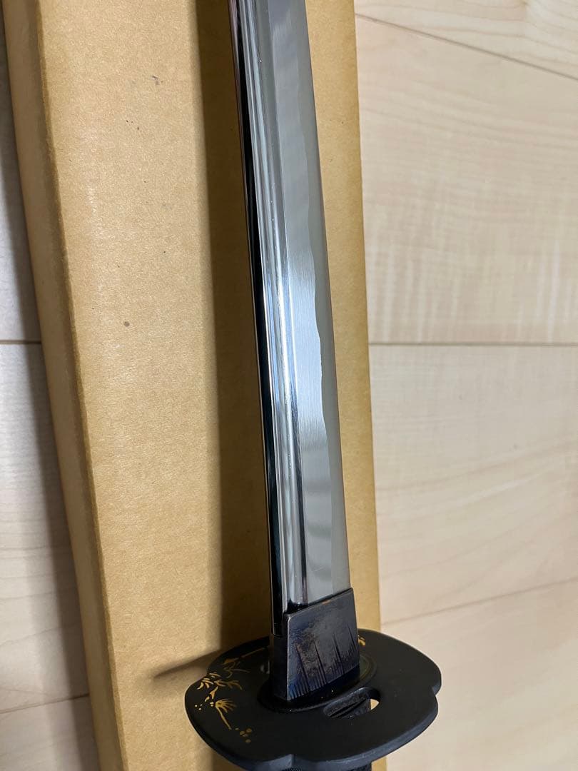 日本アンティックギャラリー　大小セット　居合刀　模造刀 黒柄　五郎入道政宗