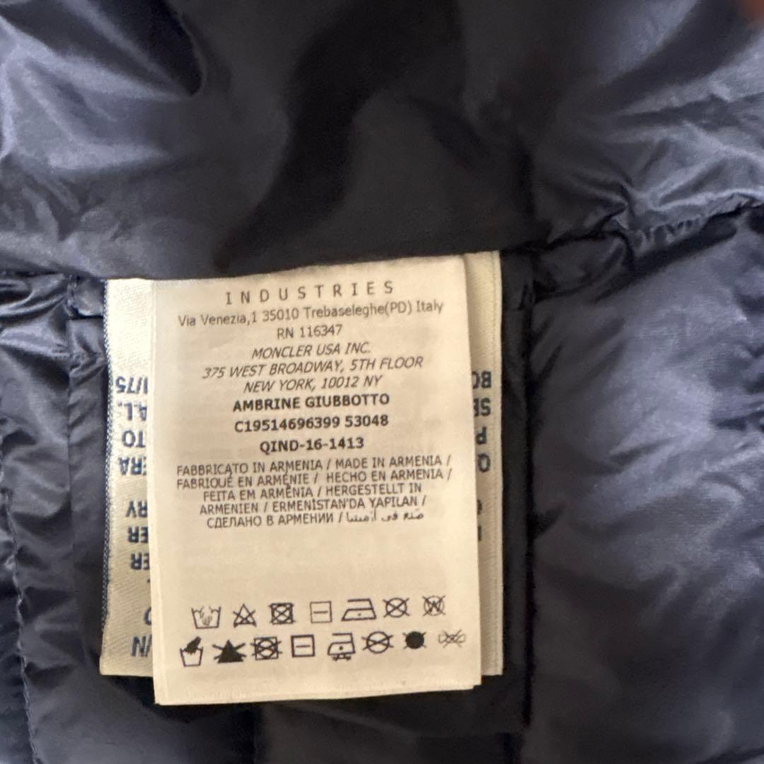 美品◯MONCLER モンクレール　ベビーライトダウン◯2anni/92cm