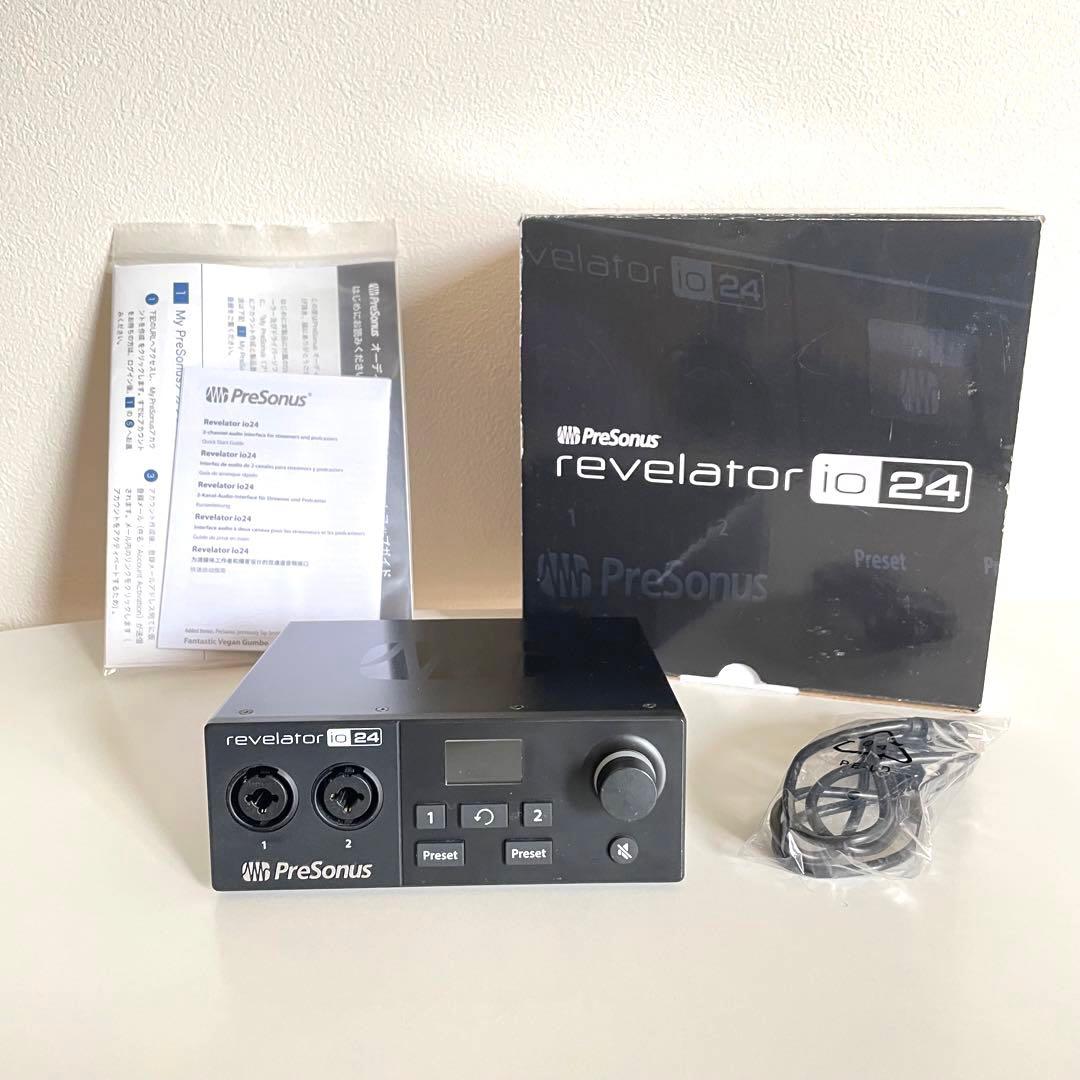 PreSonus revelator io 24 オーディオインターフェース