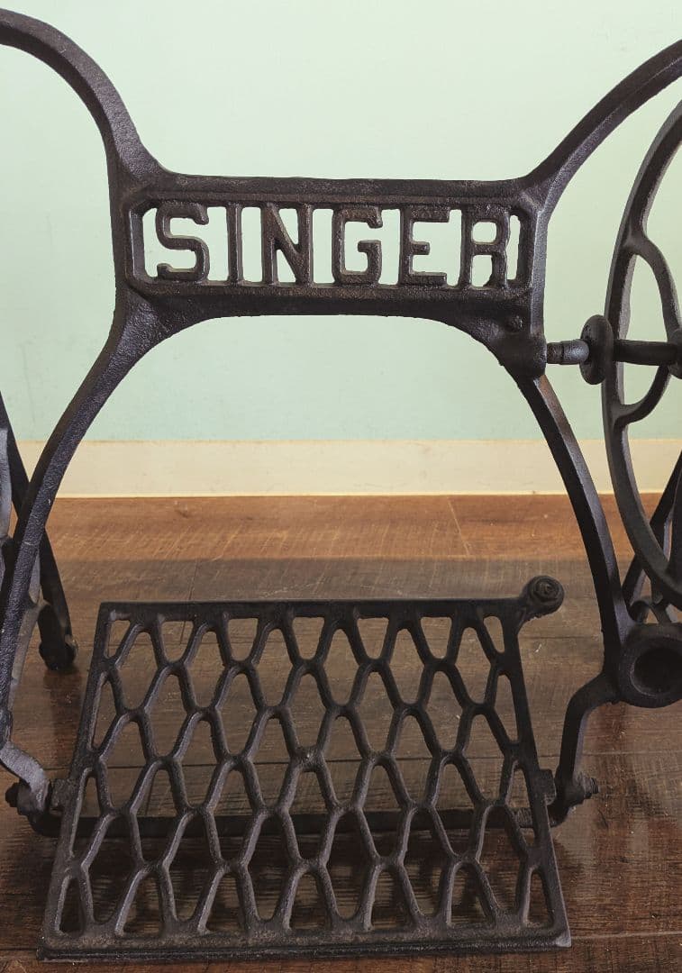 SINGER アンティークミシン台テーブル