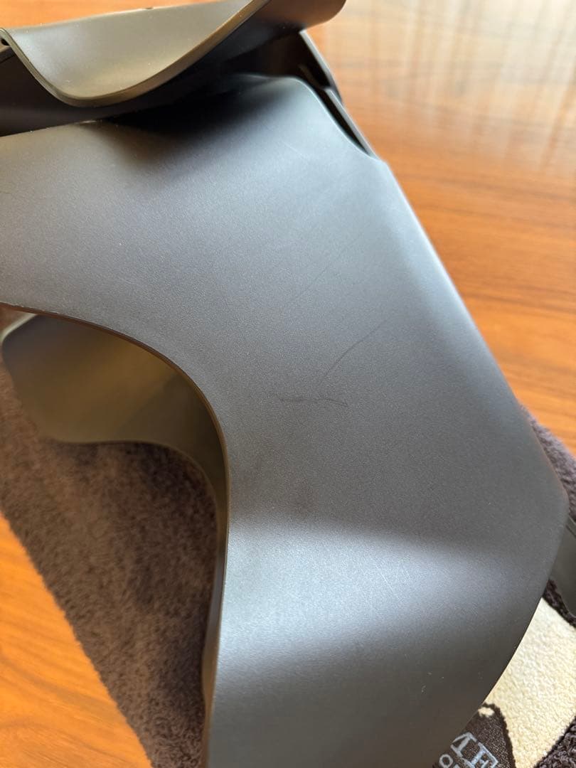 ヴィトラ　エレファントスツール　スモール　黒 ジェラートピケ イームズ 膝掛け