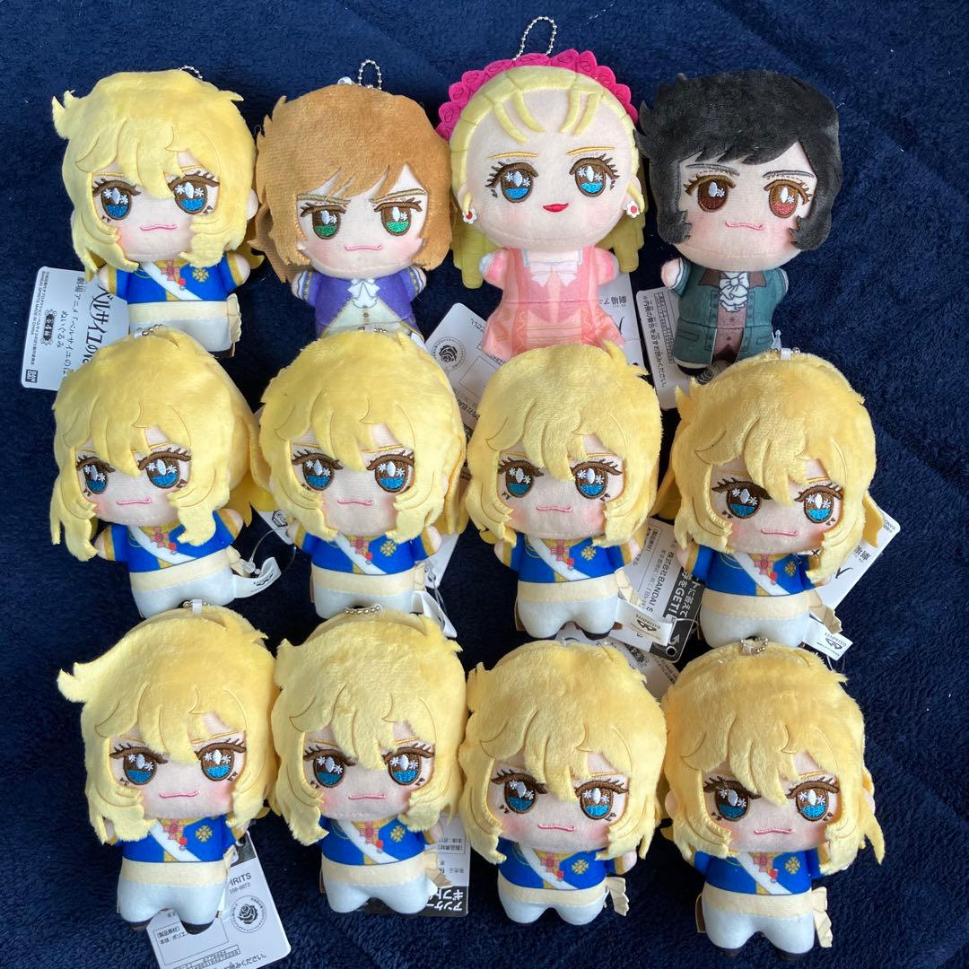 【新品タグ付き】ベルサイユのばら ちびぐるみ ナムコ限定 4種　計16個