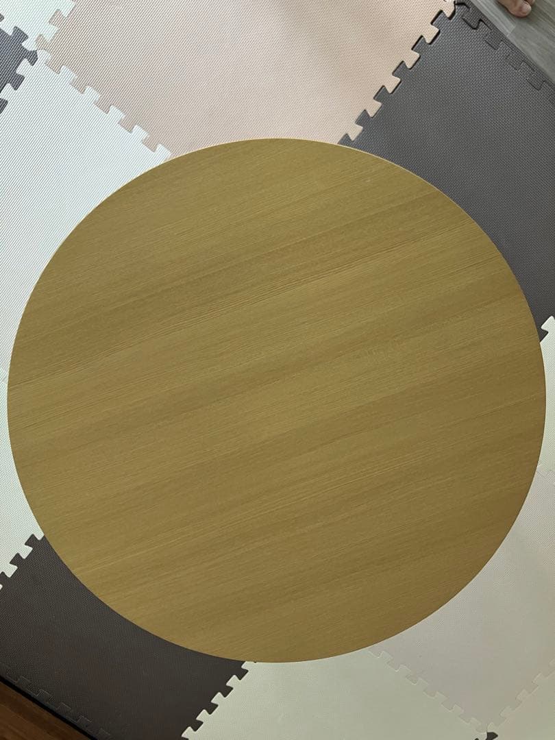 木製円形こたつテーブル（ヒーター付き）