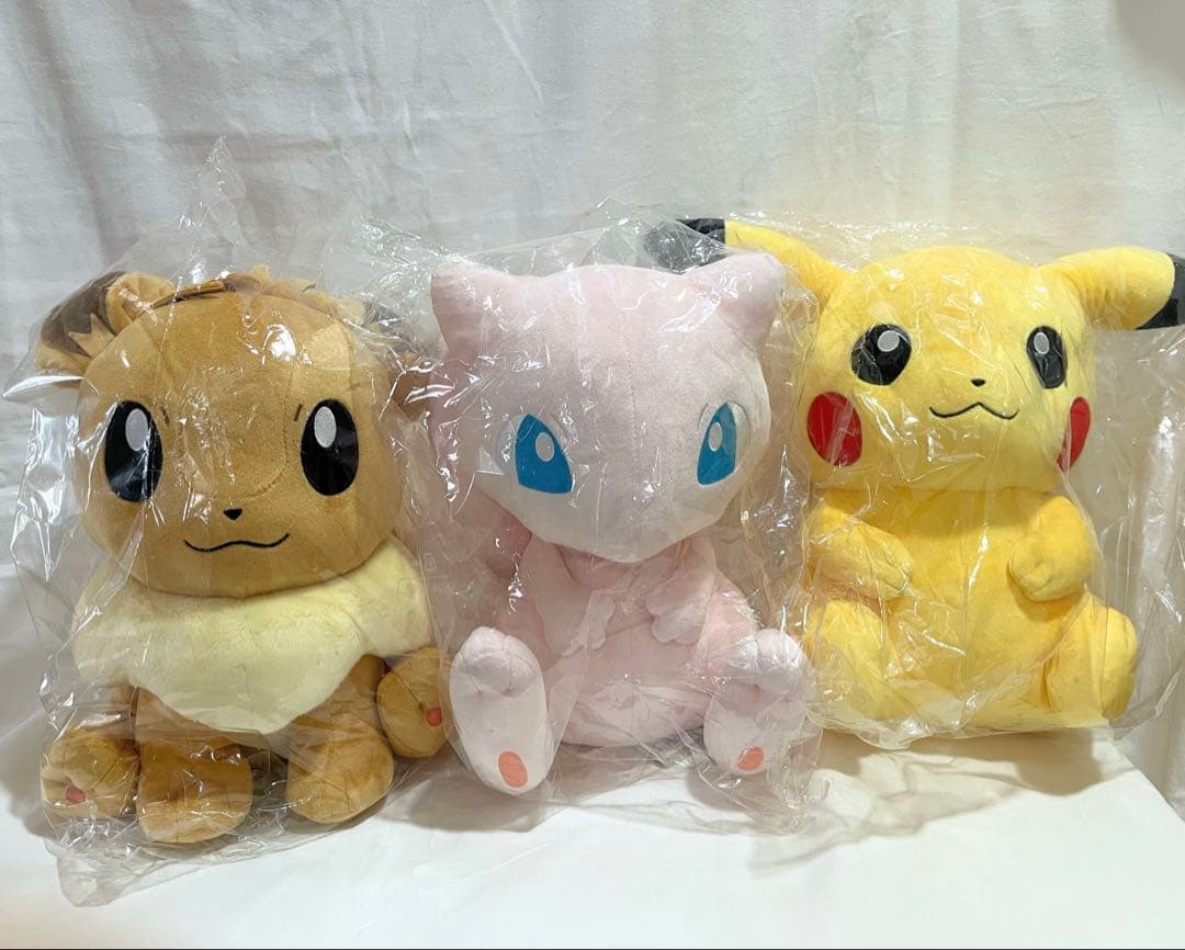 ポケモン ぬいぐるみ12インチ ポケモンfit ピカチュウ ミュウ イーブイ