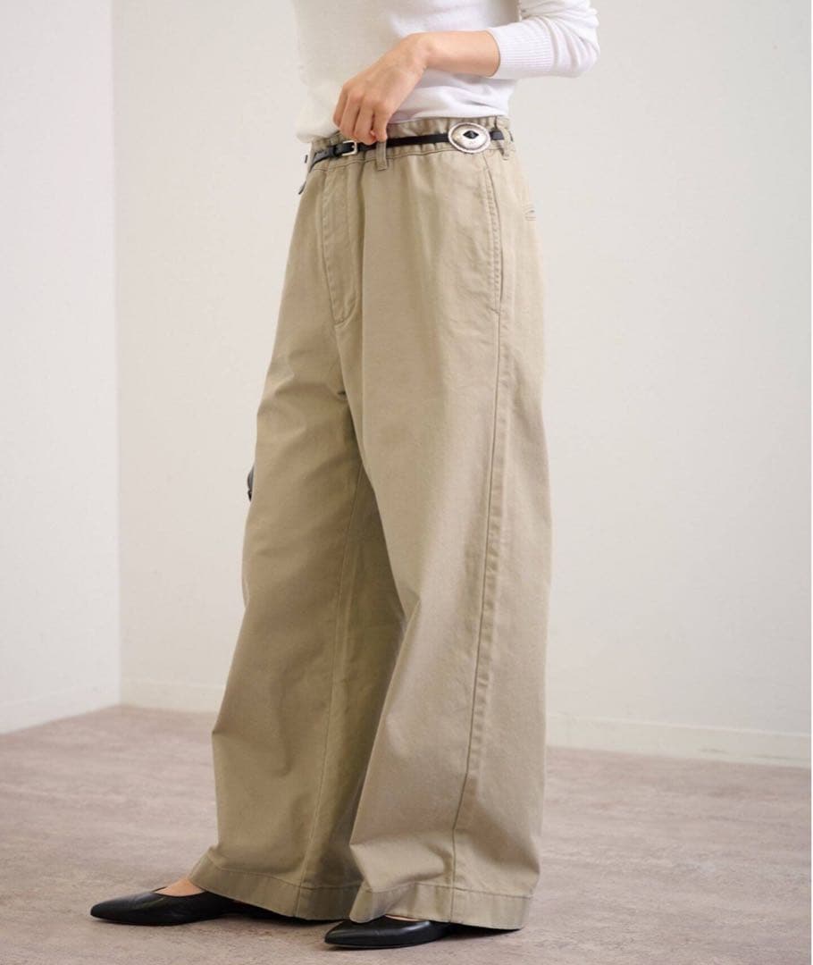 フレームワーク24AW LOOSE FIT CHINO PANTSチノパン38