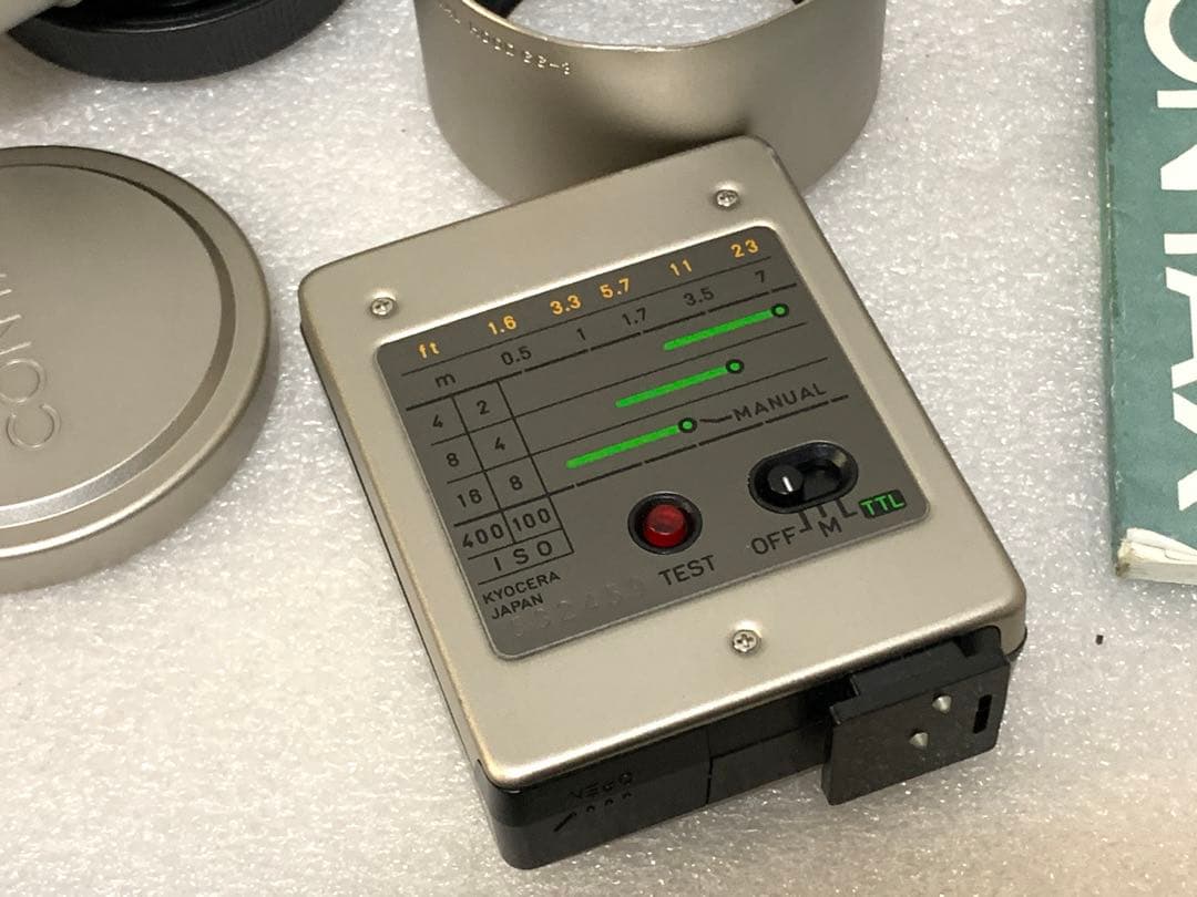 フィルムカメラ CONTAX G2 Planar 2/45 Sonnar 2.8/90 TLA