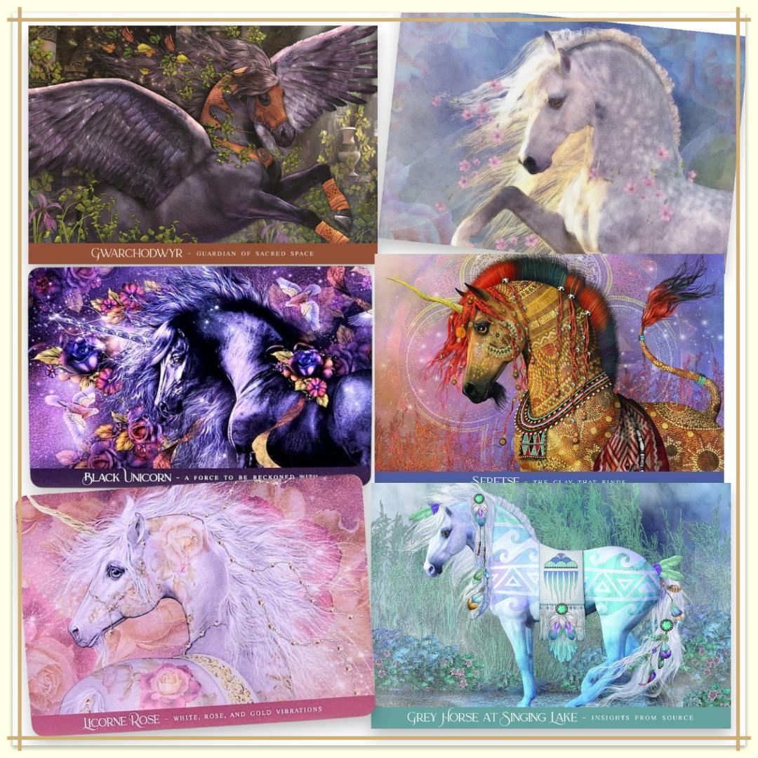 【正規品オラクルカード】超希少✨美しく幻想的な聖なる馬のオラクル