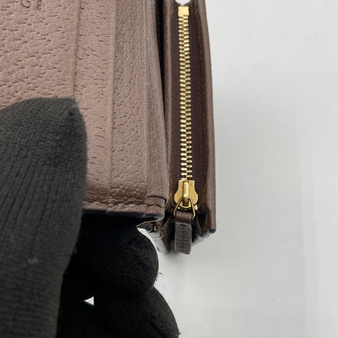 グッチ 二つ折り コンパクト 財布 オフディア GGコンパクトウォレット