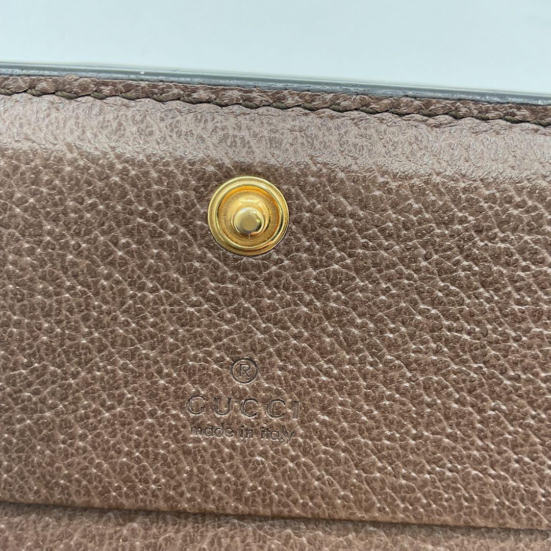 グッチ 二つ折り コンパクト 財布 オフディア GGコンパクトウォレット