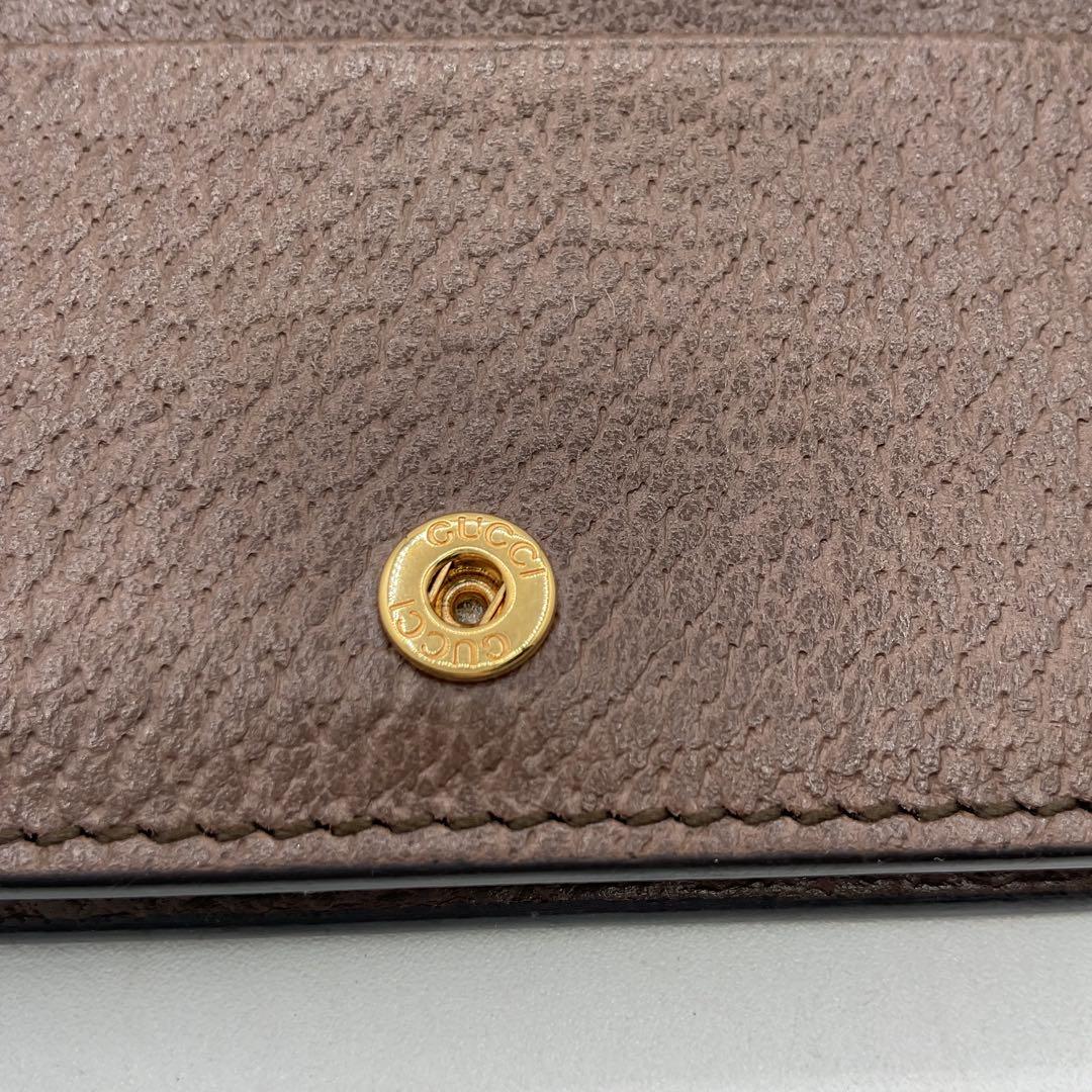 グッチ 二つ折り コンパクト 財布 オフディア GGコンパクトウォレット