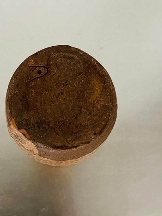 置き掛け花入れ　杉本立夫　泥牛　京都大吉主人