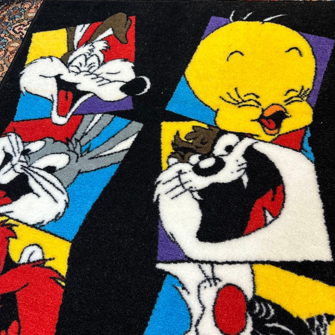 ルーニーテューンズ　ワーナーブラザーズ　ラグ　マット　希少