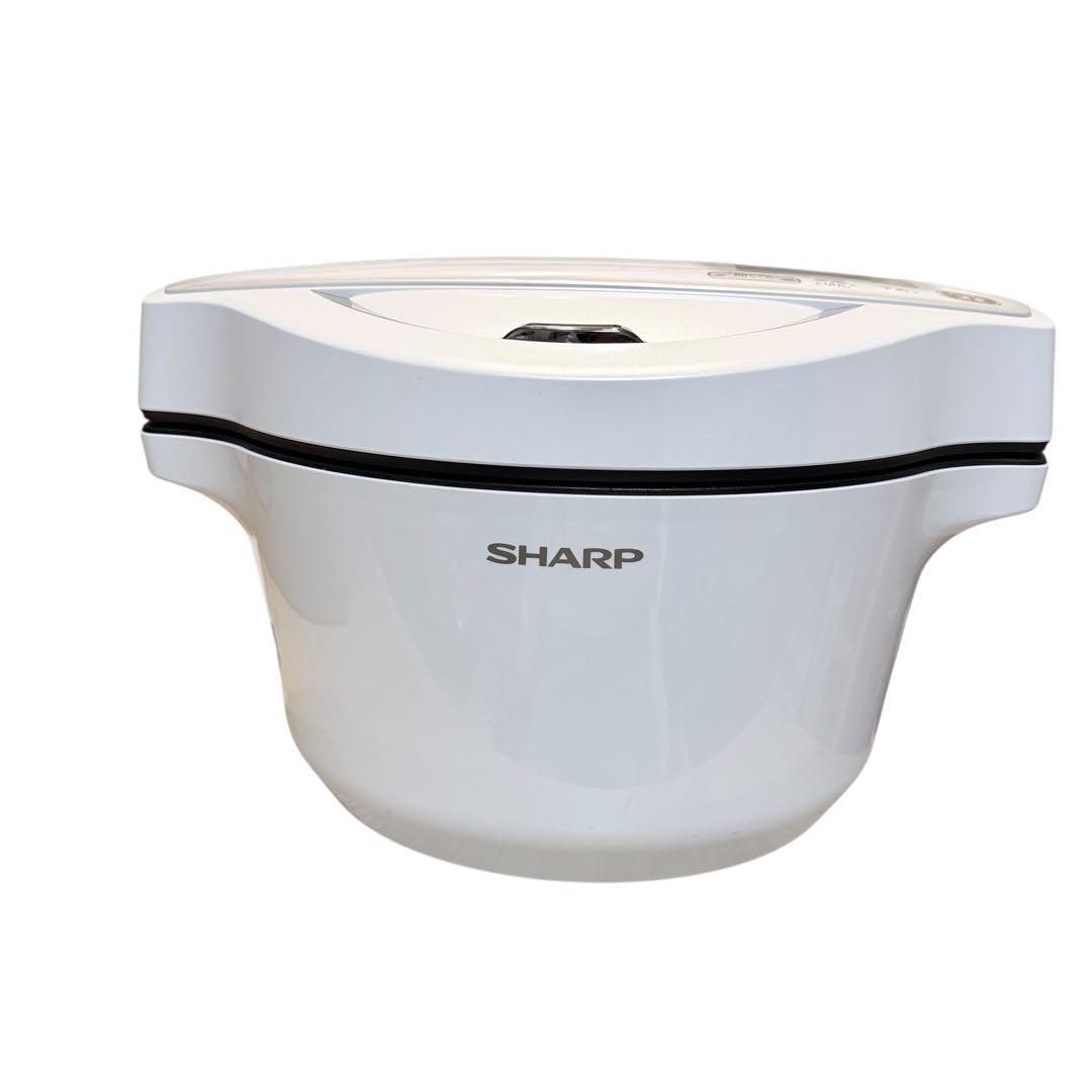 【美品】ヘルシオ ホットクックKN-HW16D-W SHARP電気圧力鍋1.6L
