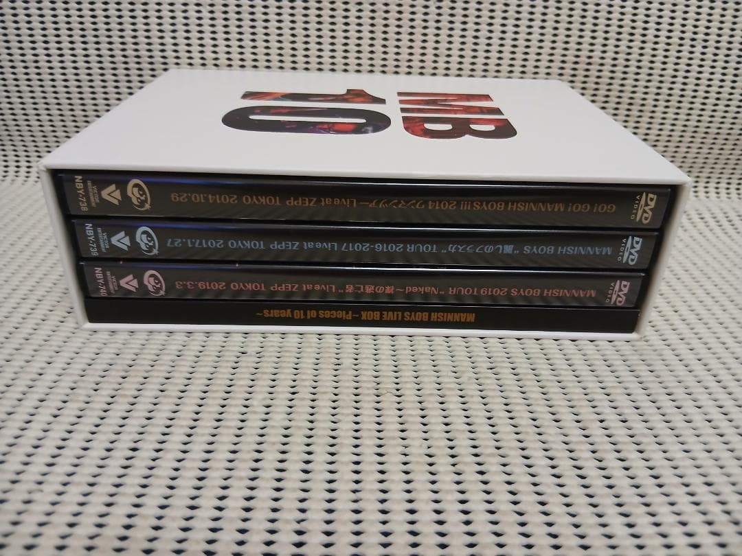 MANNISH BOYS　LIVE BOX Pieces of 10 years