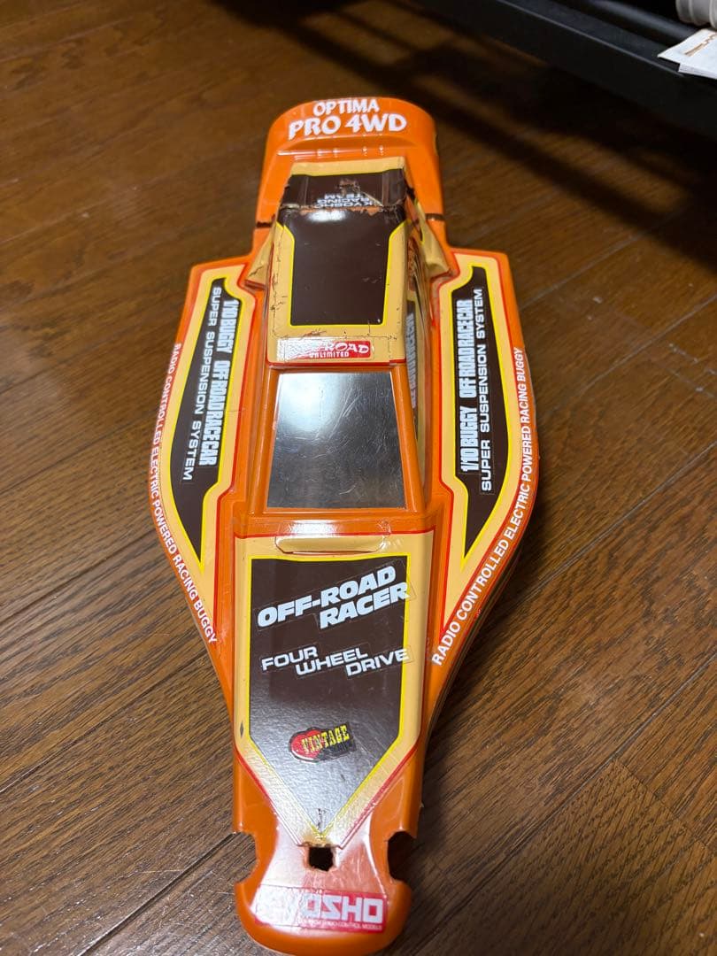 京商オプティマ (ターボオプティマ仕様) ボディー4枚、メカ一式とオプション付き