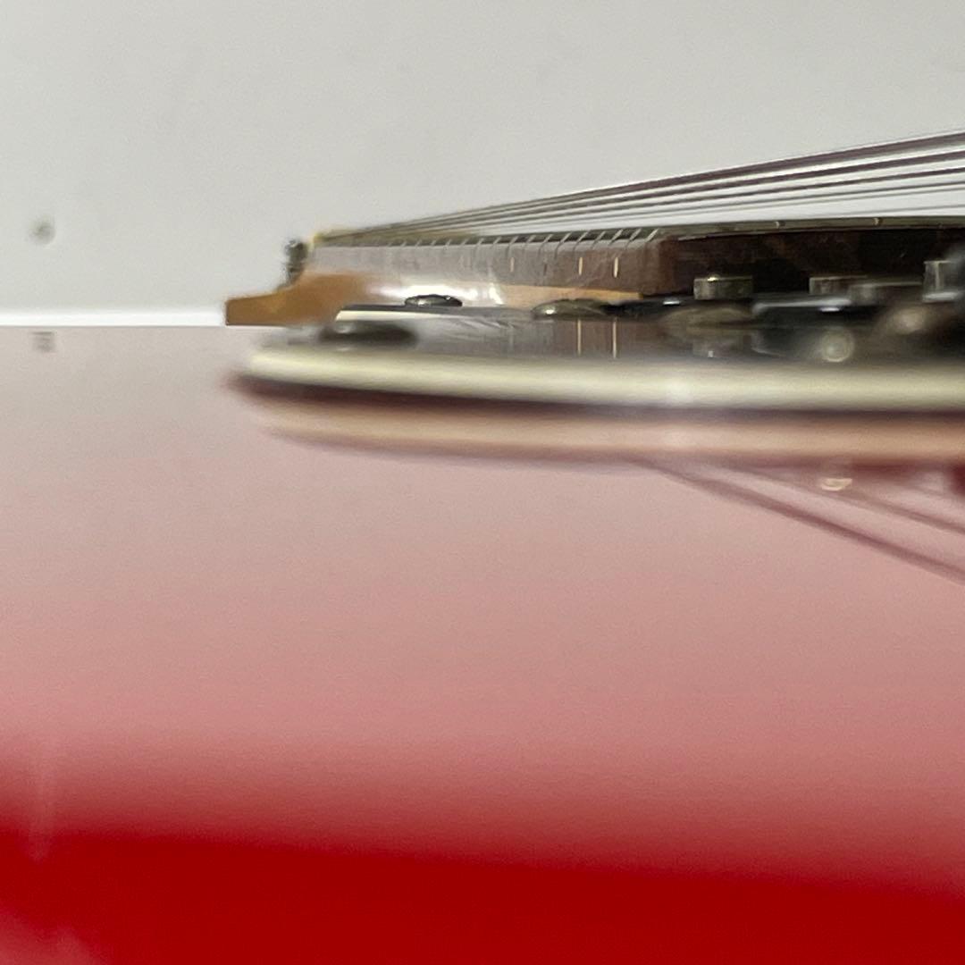 BUSKER'S 黒　赤　ストラトタイプ　エレキギター