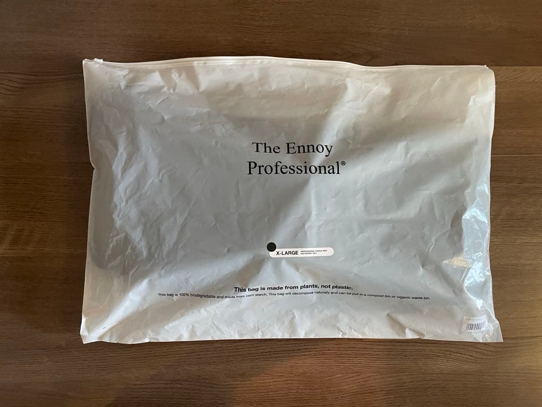 ENNOY PROFESSIONAL FLEECE VEST ブラックXLサイズ