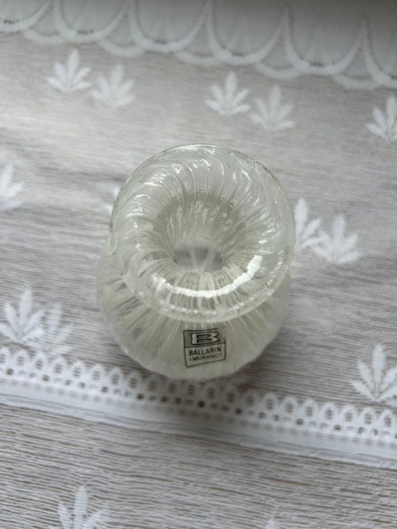 専用　ヴェネチアンガラス ムラーノガラス レース BALLARIN 香水瓶