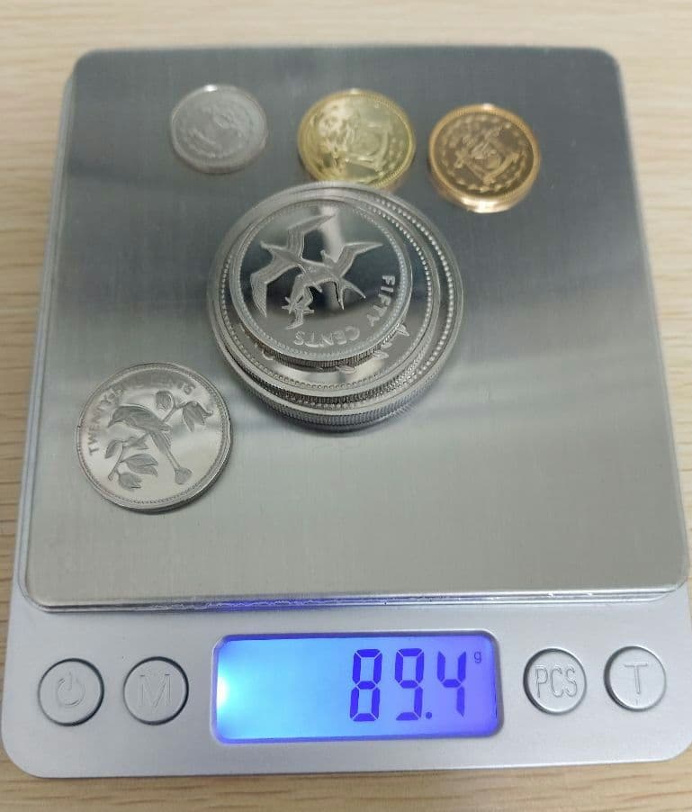 ★ベリーゼ 1974 SV925 プルーフ通貨8枚★スターリングシルバー含む