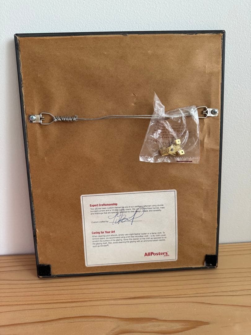 ピエール•アレシンスキー　リトグラフ　額装付き