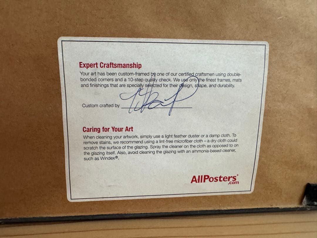 ピエール•アレシンスキー　リトグラフ　額装付き