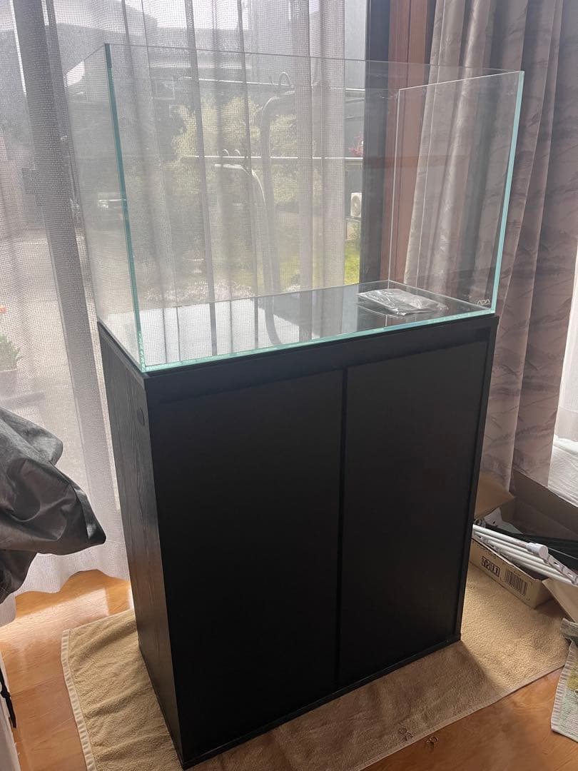 引き取り限定　ADA 60cm水槽とGEX 木製水槽台セット