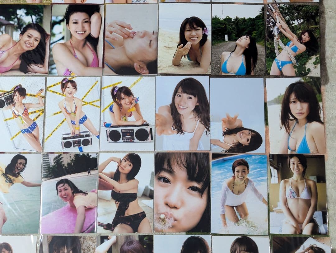 貴重 非売品 美品 オフショット 生写真 無修正 70枚 大島優子④