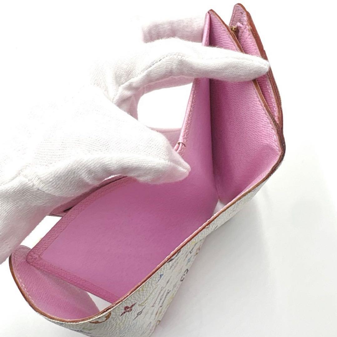 【美品】ルイヴィトン 折り財布 モノグラム マルチカラー ポルトフォイユ ジョイ