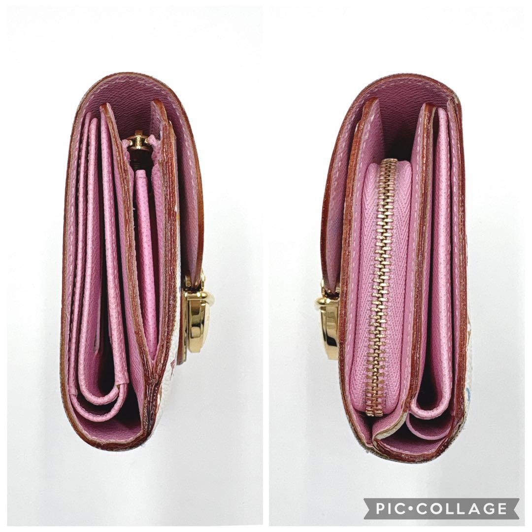 【美品】ルイヴィトン 折り財布 モノグラム マルチカラー ポルトフォイユ ジョイ