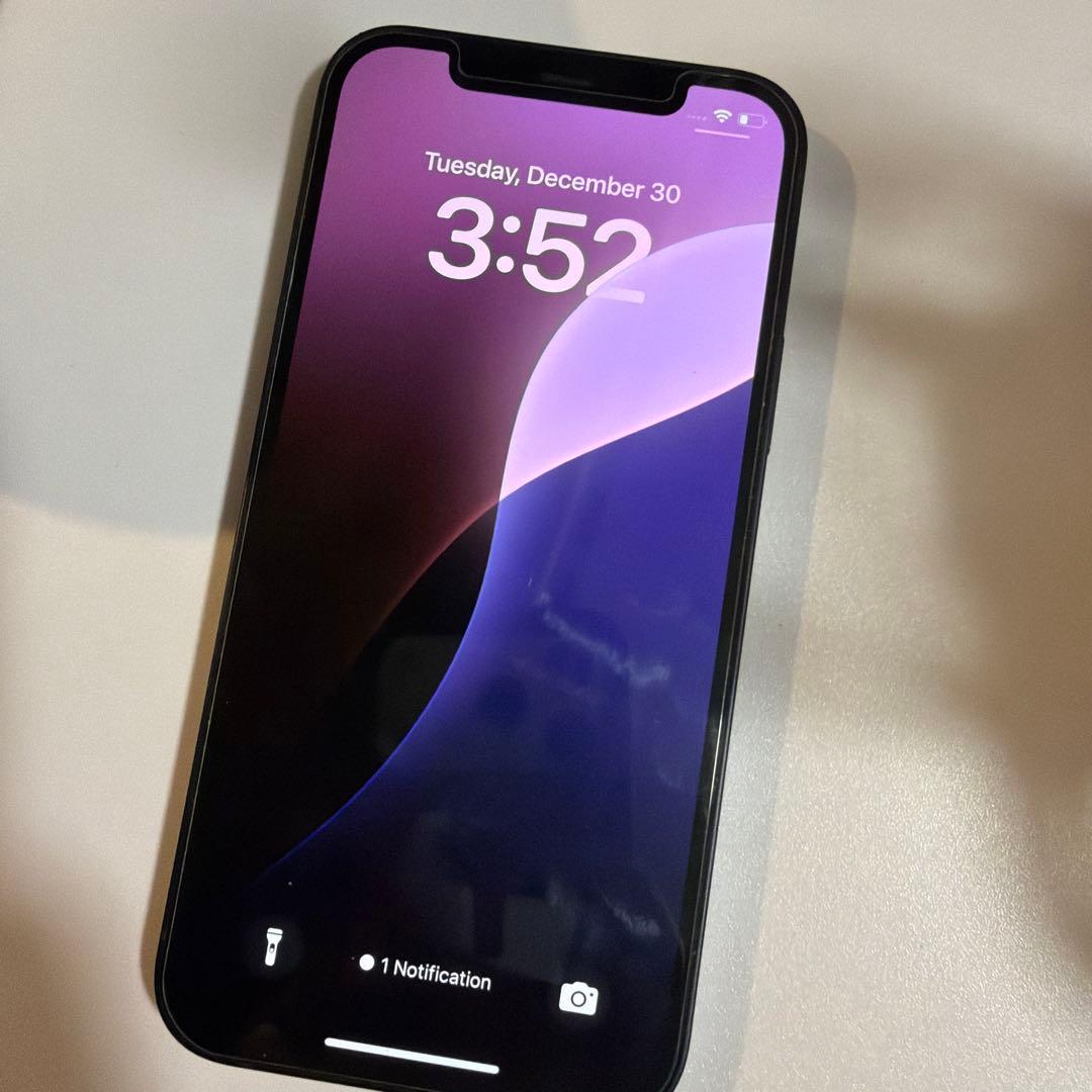 iphone12 ブラック　海外版　128GB シャッター音なし