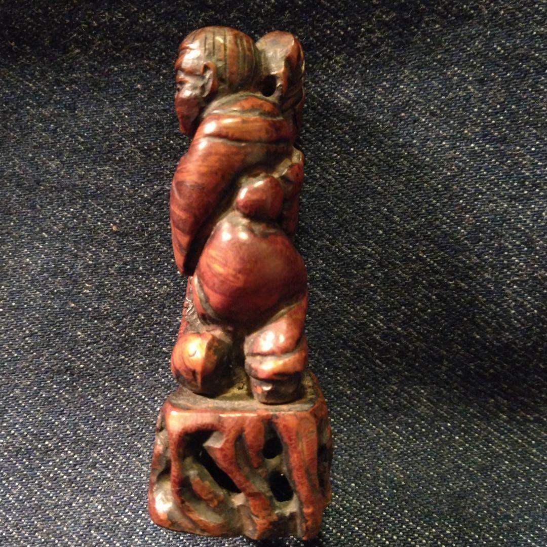 古い　根付　さげもの　骨董　木製　着物