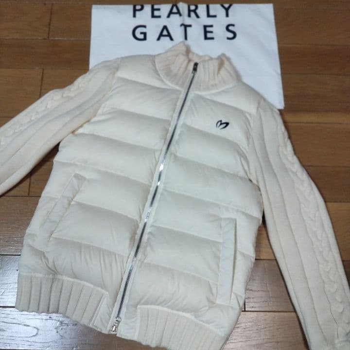 ⭐極暖⭐パーリーゲイツ⭐マスターバニー⭐ダウンニット⭐ホワイト系⭐M⭐