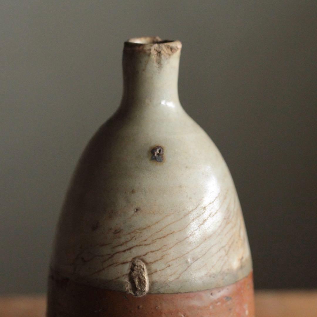 瀬戸 美濃 掛け分け 徳利 酒器 古美術 古道具 アンティーク白洲正子好み