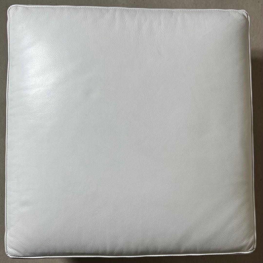 eilersen アイラーセン スツール オットマン レザー 本革 ホワイト 白