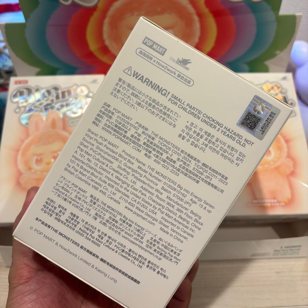 a*a様 3ピース 【100%正規品・未開封】 Labubu Big into