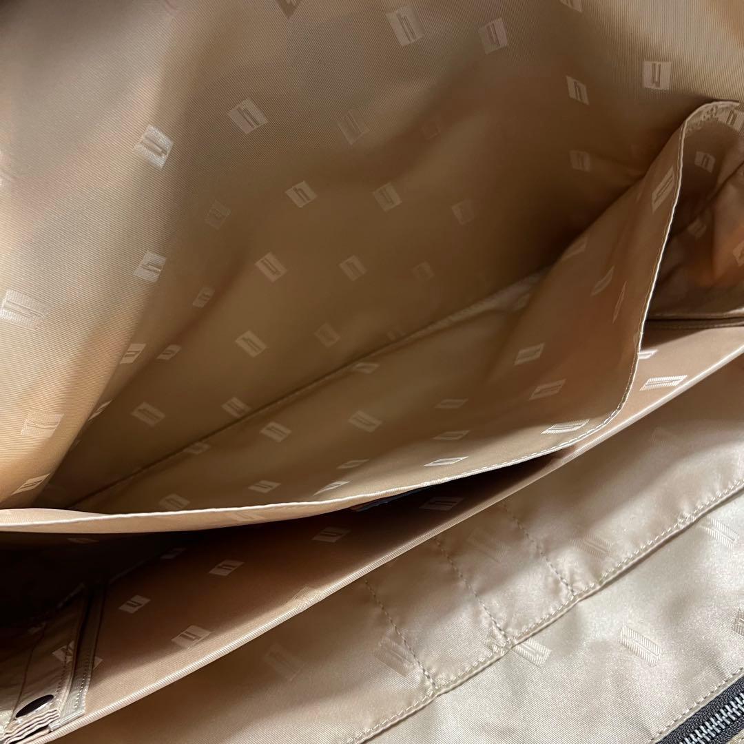 Hartmann ハートマン ビジネスバッグ ツイード ラウンドジップ L