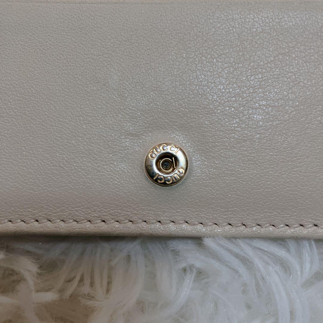 美品　GUCCIグッチ パイソン GGマーモント 折り財布 コンパクトウォレット