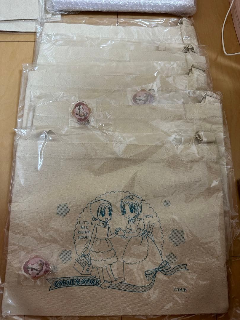 学園アリス　まとめ売り　複製原画　スクエア缶マグネット